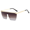 Europe One Piece Lens Sunglasses Big Brand Fashion Men Sunglasses